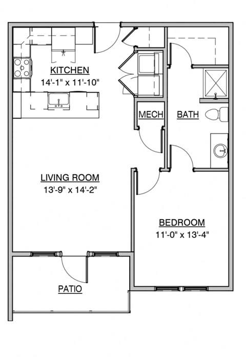a floor plan of a house